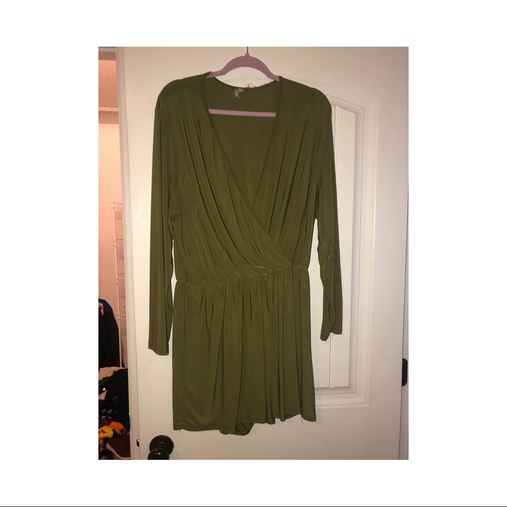 Olive Green Romper